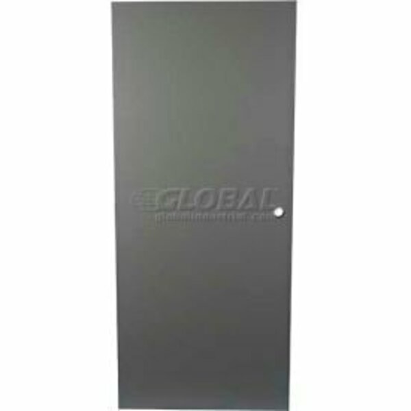 Assa Abloy Sales & Marketing Group Inc. CECO Hollow Steel Security Door, Flush, Cylindrical Prep, Curries Hinge, 18 Ga, 30"W X 80"H CHMDXFL2668XCYL-CU-18GA